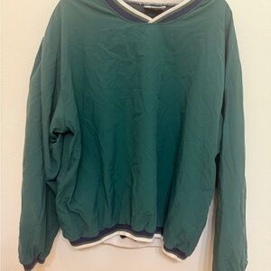 VINTAGE Lee Sport Green Pullover Sweatshirt